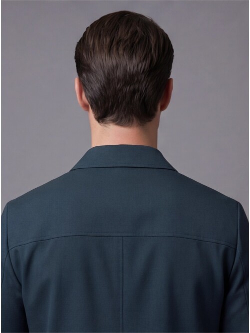 Koyu Yeşil Gömlek Yaka Spor Takım Elbise