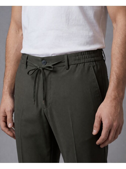 Dark Green Safari Pocket Mens Casual Suit – Comfort Fit Performance Model