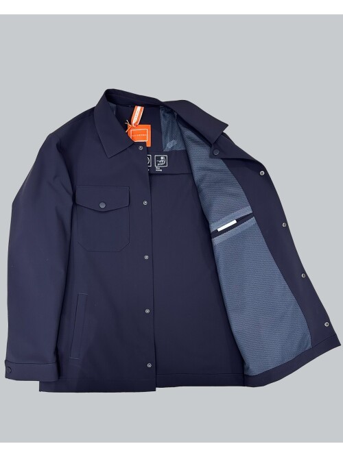 Navy Blue Men’s Sport Performance Set with Safari Pockets