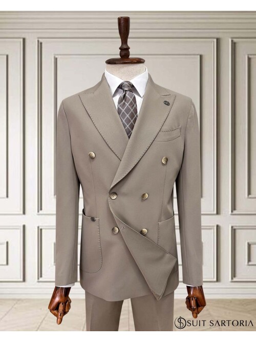 SUIT SARTORIA AÇIK KAHVERENGİ KRUVAZE TAKIM 252050