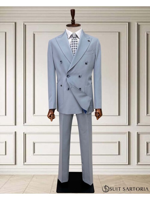 SUIT SARTORIA AÇIK MAVİ KRUVAZE TAKIM 252050