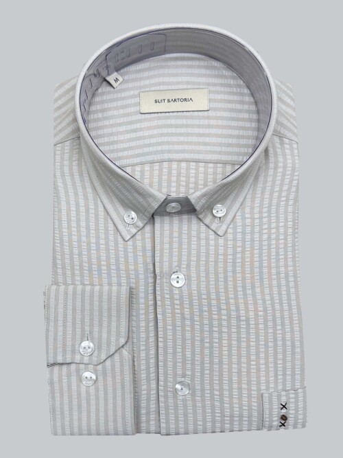 SUIT SARTORIA BEIGE SHIRT 6107