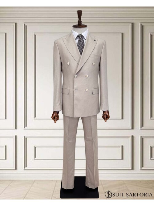 SUIT SARTORIA BEJ KRUVAZE TAKIM 252071