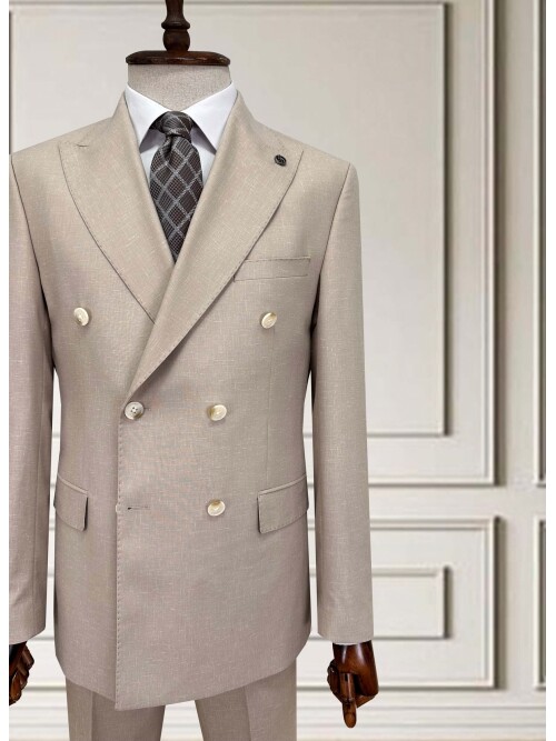 SUIT SARTORIA BEJ KRUVAZE TAKIM 252071