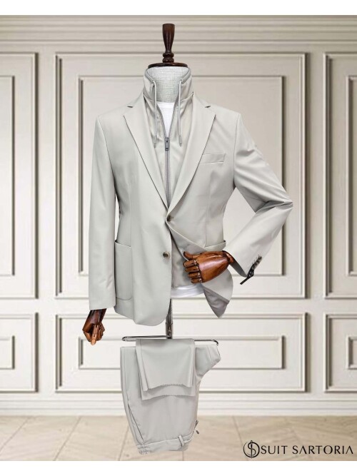 SUIT SARTORIA BEJ SPOR TAKIM 252128