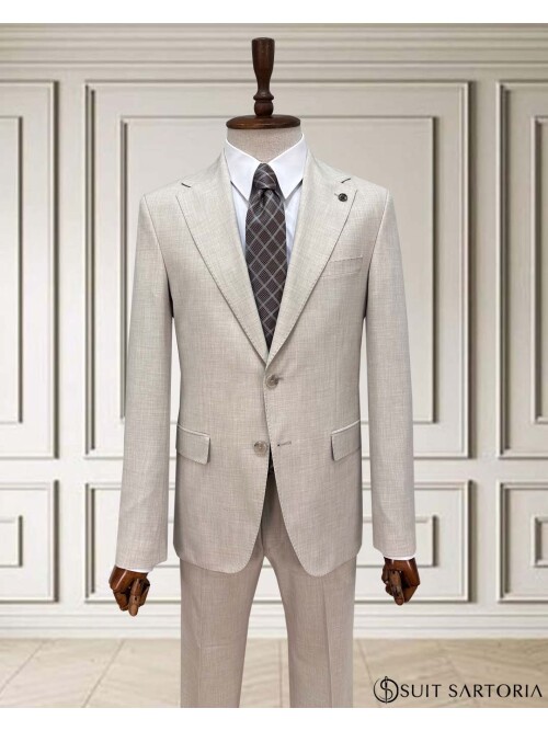 SUIT SARTORIA BEJ TAKIM ELBİSE 2595