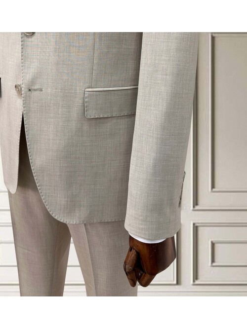 SUIT SARTORIA BEJ TAKIM ELBİSE 2595