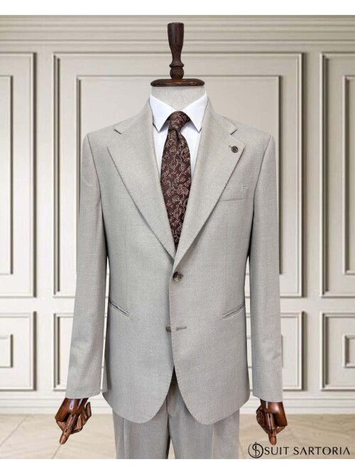 SUIT SARTORIA BEJ YÜNLÜ TAKIM 252155