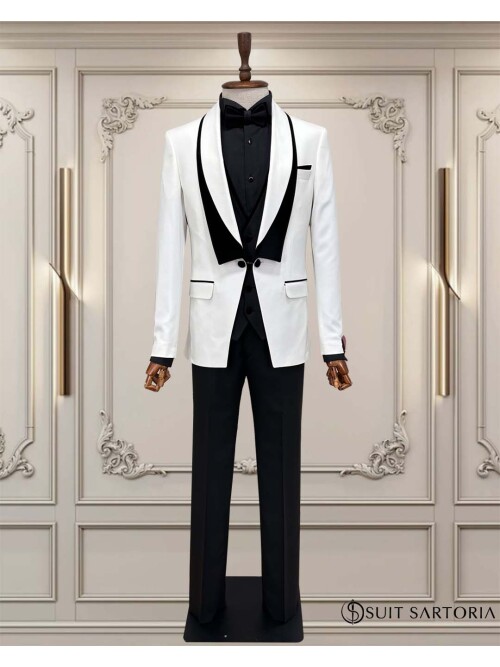 SUIT SARTORIA WHITE TUXEDO  5329