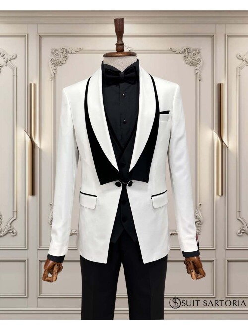 SUIT SARTORIA WHITE TUXEDO  5329