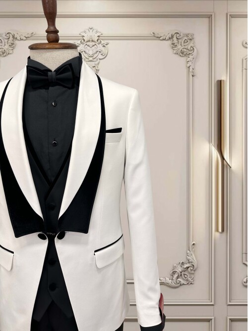 SUIT SARTORIA WHITE TUXEDO  5329