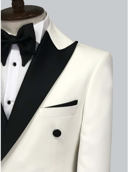 SUIT SARTORIA BEYAZ DAMATLIK 5444