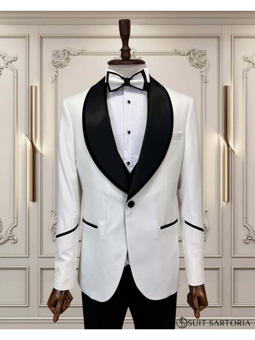 SUIT SARTORIA BEYAZ DAMATLIK 5567