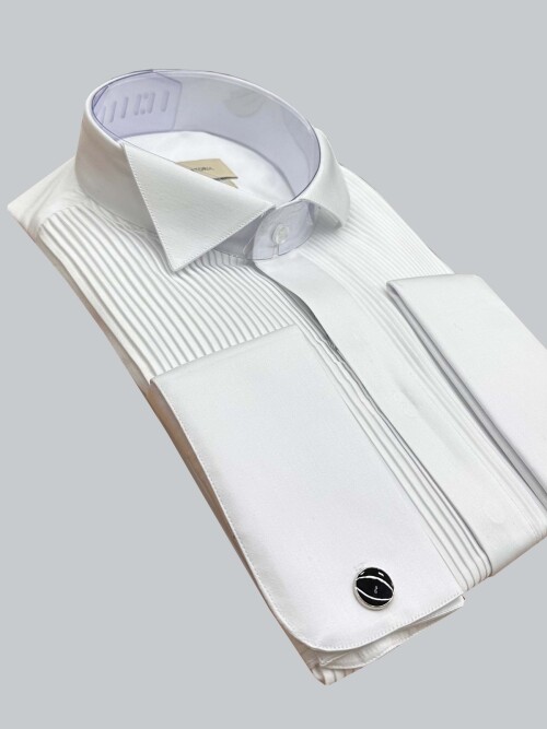 SUIT SARTORIA THIN PLEATED TUXEDO SHIRT 6025