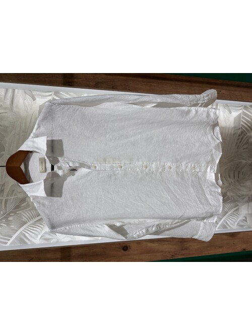SUIT SARTORIA WHITE LINEN SHIRT 6109