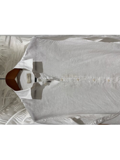 SUIT SARTORIA WHITE LINEN SHIRT 6109