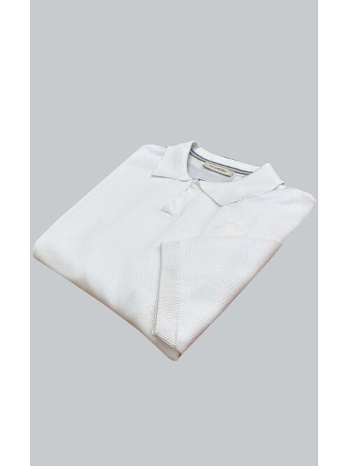 SUIT SARTORIA WHITE SHORT SLEEVE KNITWEAR T-SHIRT 9030