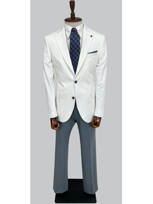 SUIT SARTORIA WHITE COMBINED SUIT 2001/21