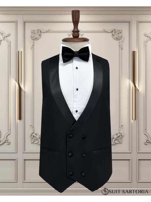 SUIT SARTORIA BEYAZ ŞAL YAKA DAMATLIK 5397