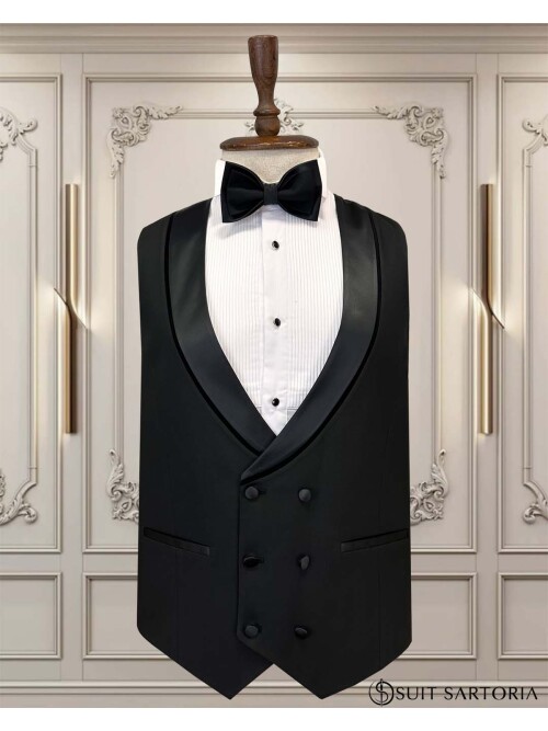 SUIT SARTORIA BEYAZ ŞAL YAKA DAMATLIK 5618