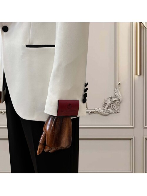 SUIT SARTORIA BEYAZ ŞAL YAKA DAMATLIK 5645