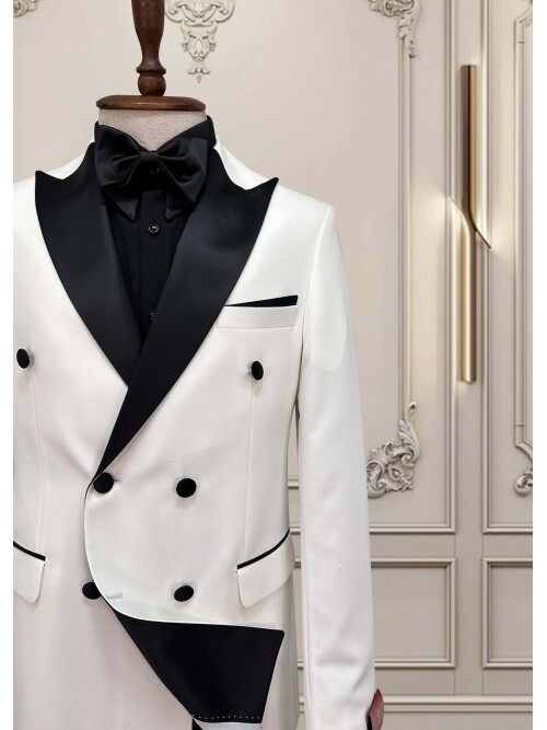 SUIT SARTORIA WHITE TUXEDO 5654