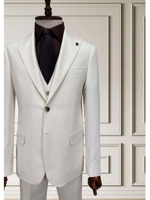 SUIT SARTORIA WHITE VEST SUIT 252014