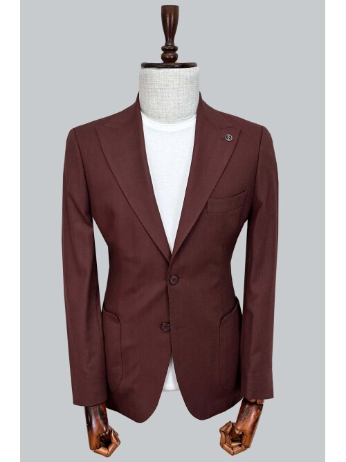 SUIT SARTORIA CLARET RED JACKET 4618