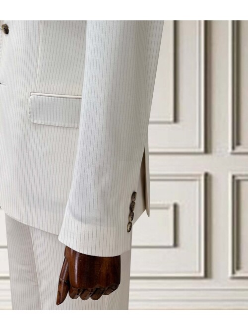 SUIT SARTORIA STRIPED WHITE SUIT 252015