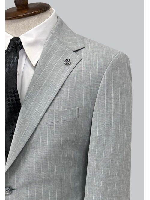 SUIT SARTORIA STRIPED GREY SUIT 2002/50