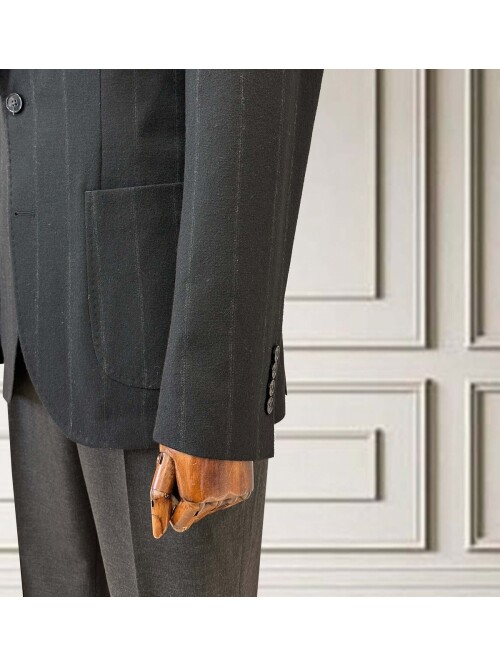 SUIT SARTORIA ÇİZGİLİ SİYAH TAKIM 252134