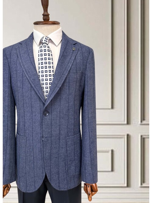 SUIT SARTORIA ÇİZGİLİ SİYAH TAKIM 252134