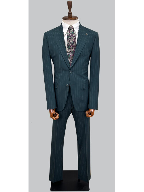 SUIT SARTORIA STRIPED GREEN SUIT 2002/51