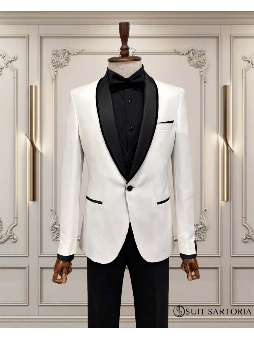 SUIT SARTORIA DAMATLIK BEYAZ 5513