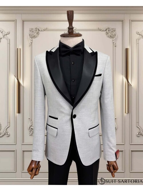 SUIT SARTORIA GREY PEAK COLLAR TUXEDO 5712