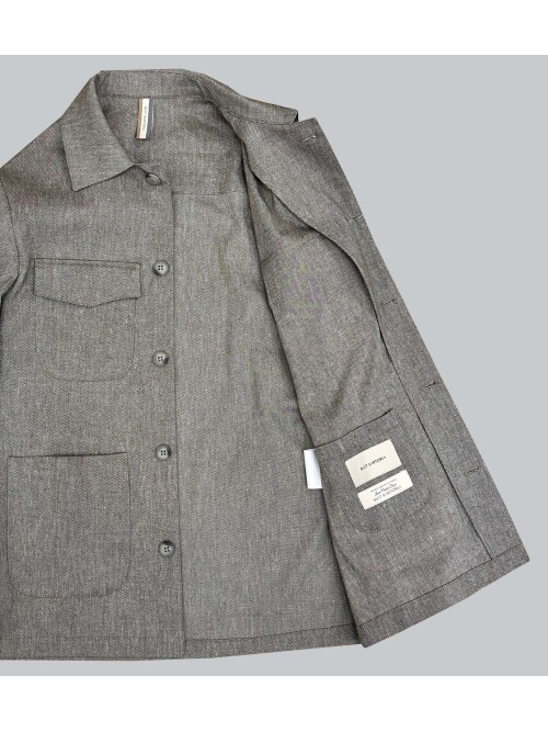 SUIT SARTORIA KHAKI 4 POCKET LINEN JACKET 4622