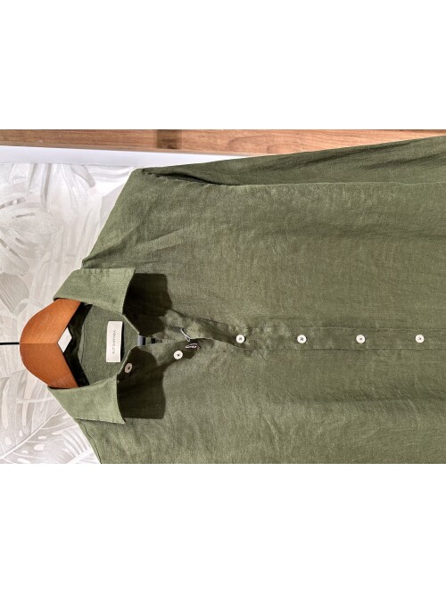 SUIT SARTORIA HAKİ KETEN GÖMLEK 6109