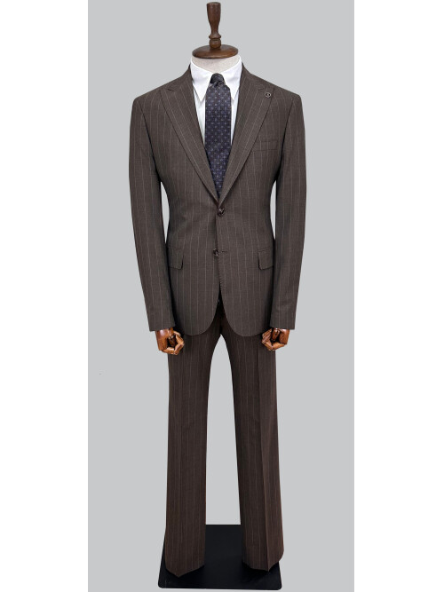 SUIT SARTORIA KAHVERENGİ ÇİZGİLİ TAKIM ELBİSE 2002/65