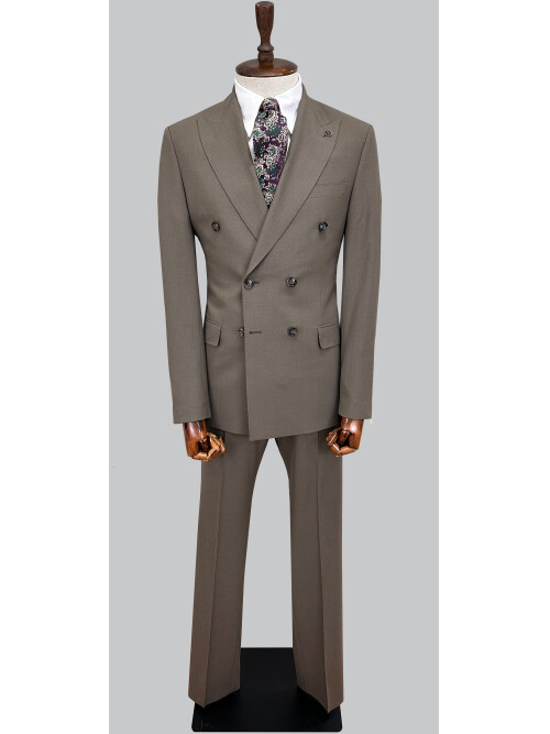 SUIT SARTORIA BROWN DOUBLE-BREASTED SUIT 2002/48
