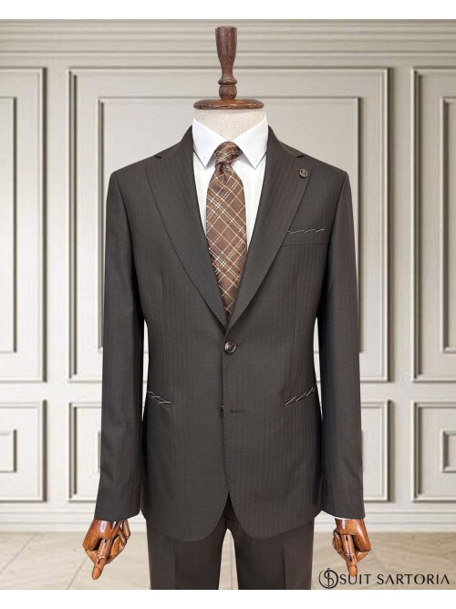 SUIT SARTORIA KAHVERENGİ TAKIM ELBİSE 252211