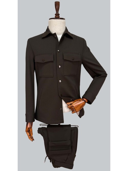 SUIT SARTORIA DARK BROWN SPORTS SUIT 252000