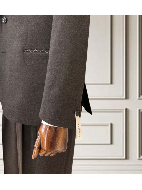 SUIT SARTORIA KOYU KAHVERENGİ YÜNLÜ TAKIM 252155