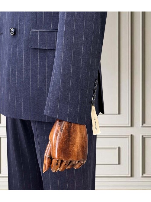 SUIT SARTORIA KRUVAZE ÇİZGİLİ MAVİ TAKIM 2002/48