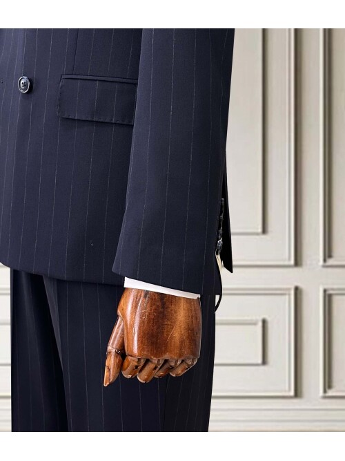 SUIT SARTORIA KRUVAZE ÇİZGİLİ MAVİ TAKIM 2002/48