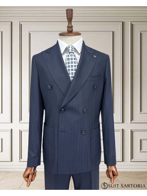 SUIT SARTORIA KRUVAZE LACİVERT TAKIM 252137