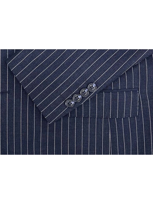 SUIT SARTORIA LACİVERT ÇİZGİLİ YELEKLİ TAKIM ELBİSE 2320