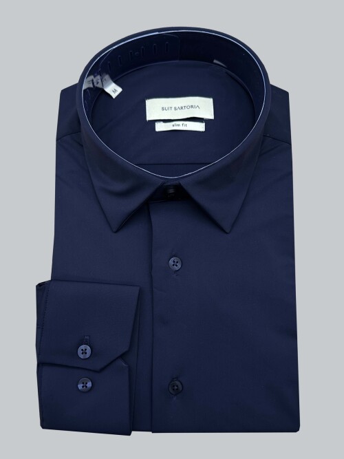 SUIT SARTORIA NAVY BLUE SHIRT 6105