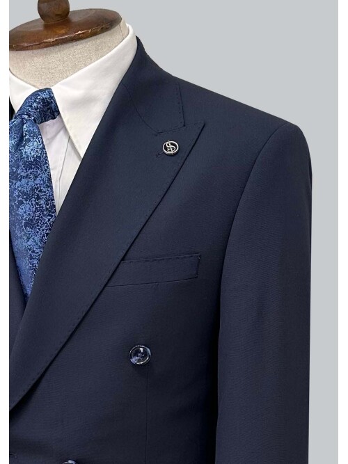 SUIT SARTORIA NAVY BLUE DOUBLE-BREASTED SUIT 2002/48