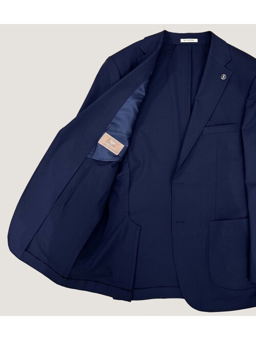 SUIT SARTORIA NAVY BLUE WOOL SUIT 252051