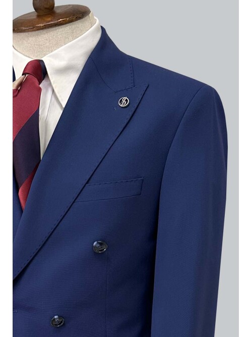 SUIT SARTORIA LIGHT NAVY BLUE DOUBLE-BREASTED SUIT 2002/48